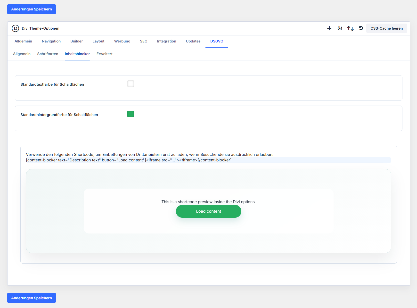 Divi DSGVO & Google Fonts